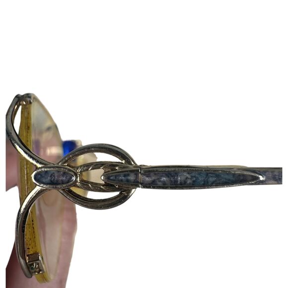 Tura Gold Green Metal Frame Japan 681 Eyeglasses Glasses – Needs Lenses - Picture 6 of 6